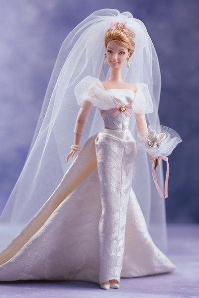 Wedding-day Barbies: Sophisticated Wedding Barbie (2002) Wedding Barbie, Bridal Barbie, Bride Barbie, Princess Style Wedding Dresses, Doll Wedding Dress, Barbie Bridal, Barbie Wedding Dress, Wedding Doll, Barbie Bride