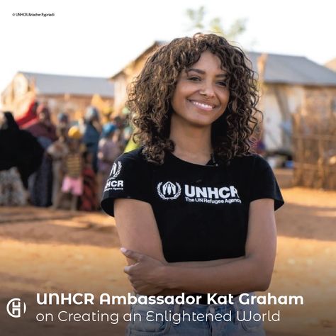 Since becoming a high profile supporter for UNHCR, the UN Refugee Agency in 2013, Kat Graham has visited displaced people in several places worldwide, witness the courage and strength of the refugees she has encountered. For Graham it's personal—her grandfather was a UN ambassador, and she herself is a grandchild to refugees. She's focused her work on bringing inspiration and information to a new generation, paving the way for a more enlightened world. Visit our website to read more! Un Ambassador, Kat Graham, Smart People, New Generation, Teenage Mutant, Feature Film, Change The World, Human Rights, Bring It On