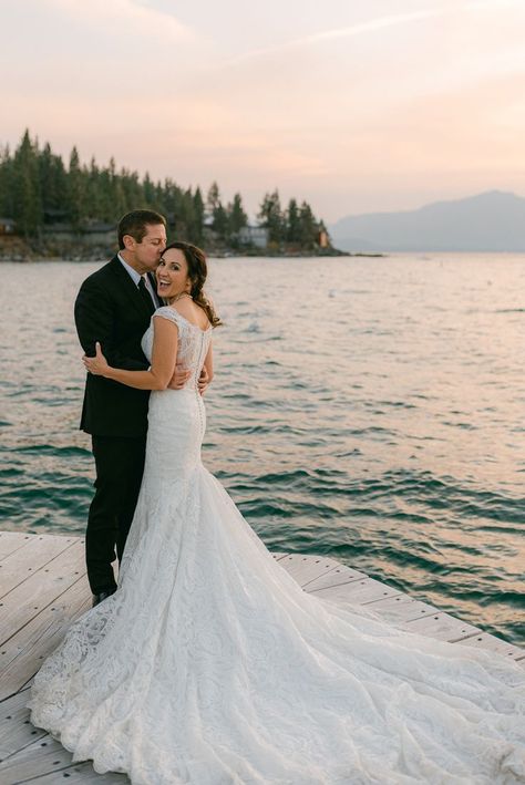 Dock Wedding, Lake Tahoe Wedding, Lake Tahoe Weddings, Tahoe Wedding, Beach Resort, Lake Tahoe, Beach Resorts, Dream Wedding, Wedding Photos