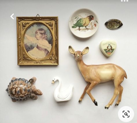 Trinkets Collection, Vintage Trinkets, Cow House, Deer Girl, Matt Murdock, Collections Of Objects, Tiny Treasures, Ethereal Art, Found Object