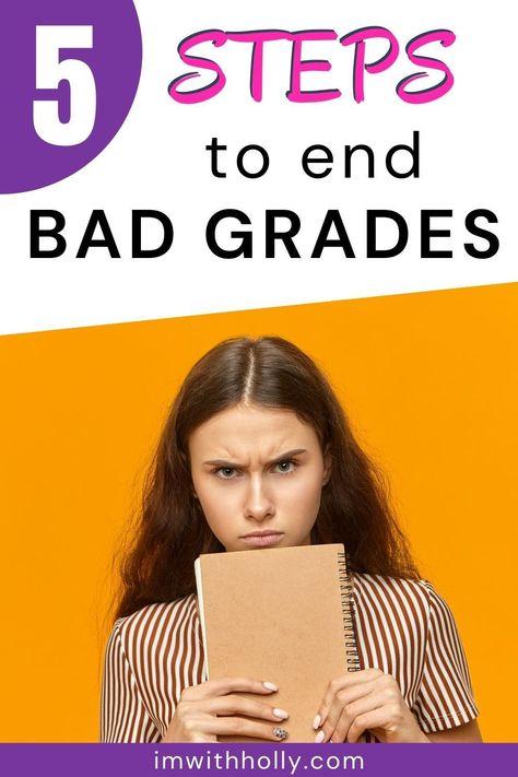 Are you struggling to get your teen to do school work? Here’s how to discipline a teenager for bad grades in 5 easy, foolproof steps. #parentingteens #positiveparenting Logical Consequences, Failing School, Bad Grades, Trade School, Decision Making Skills, Middle Schoolers, 12th Grade, Bad Attitude, Behavior Problems