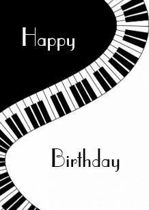 Happy Birthday Piano, Happy Birthday Music, Birthday Music, Happy Birthday Man, Bday Wishes, Butterfly Birthday Cards, Birthday Wishes Greetings, Birthday Card Sayings, Happy Birthday Wishes Photos