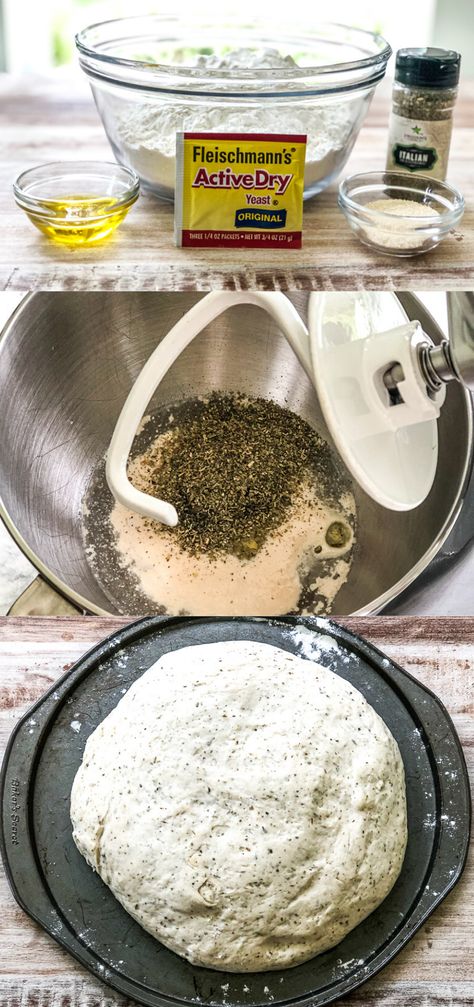 Homemade Italian Herb Pizza Dough Pizza Dough Seasoning, Seasoned Pizza Crust, Garlic Herb Pizza Dough Recipe, Herbed Pizza Dough Recipe, Seasoned Pizza Dough Recipe, Flavored Pizza Dough Recipe, 00 Pizza Dough, Garlic Pizza Dough Recipe, Herb Pizza Dough Recipe