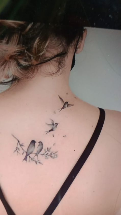 Empty Nest Tattoo Ideas, Mother Bird Tattoo, Bird Branch Tattoo, Tacky Tattoos, Inner Wrist Tattoo, Simplicity Tattoos, Baby Memorial Tattoos, Inner Wrist Tattoos, Little Bird Tattoos