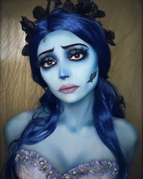 Corpse Bride Makeup, Halloween Bride Costumes, Corpse Bride Costume, Halloween Bride, Creepy Halloween Makeup, Cute Halloween Makeup, Halloween Beauty, Bride Costume, Halloween Makeup Pretty