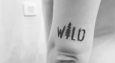 Wild tattoo Run Wild Tattoo, Live Wild Tattoo, Wild One Tattoo, Wild Tattoos For Women, Into The Wild Tattoo, Wild Tattoo Ideas, Wildlife Tattoo, Wild Tattoo, God Tattoos