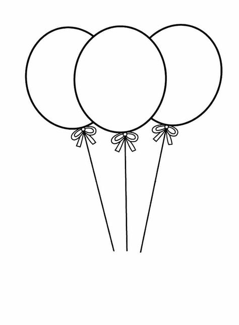 https://kidipaint.com/coloring-pages/birthday/balls-3/ Check more at https://kidipaint.com/coloring-pages/birthday/balls-3/?utm_source=pinterest Coloring Page, Coloring Pages, Balloons, Birthday, Color, Colouring Pages