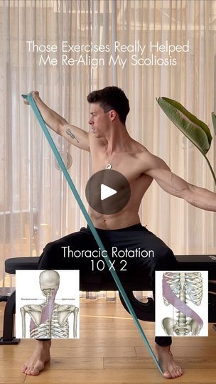 158K views · 459 reactions | Those Exercises Really Helped Me Re-Align My Scoliosis:

- Spine Side Flexion (QL muscle)
15 X 2

- Glute Stretch (overuse release)
90 Sec X 2

- Adductors Implementation (functional movement)
10 X 2

- Spinal Rotation (Core engagement)
15 X 2

- Thoracic Rotation (scapular engagement)
10 X 2 | Daniel Maximov | Forrest Frank & Connor Price · UP! Ql Muscle, Glute Stretch, Forrest Frank, Core Engagement, Connor Price, Functional Movement, Fix You, Games For Kids, Help Me