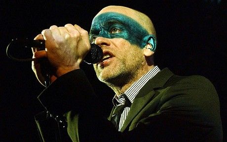 Michael Stipe, lead singer of REM, at the Hammersmith Apollo Automatic For The People, Everybody Hurts, Michael Stipe, Science News, Music Photo, Saddest Songs, Vintage Vinyl, Indie Rock, Lead Singer