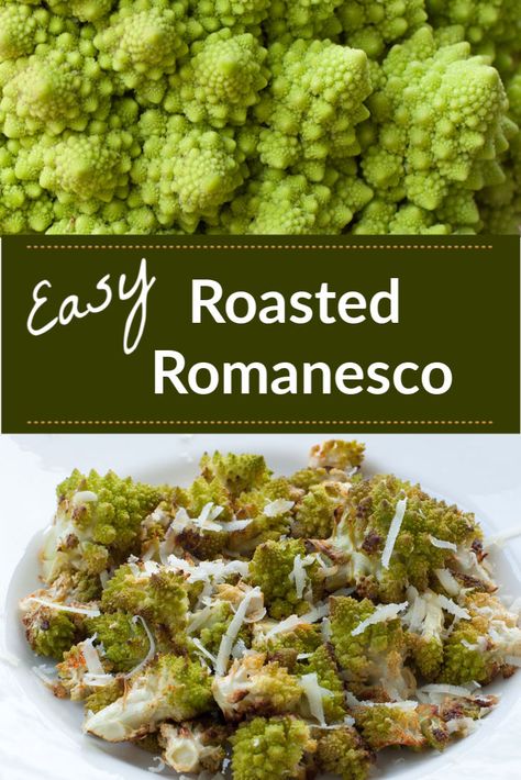 Romanesco Recipe, Romanesco Recipes, Roasted Romanesco, Romanesco Cauliflower, Romanesco Broccoli, Easy Vegetable Recipes, Pecorino Romano Cheese, Pecorino Romano, Easy Vegetable