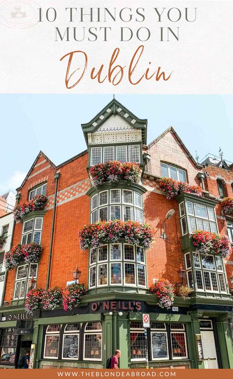 10 Things You Must Do in Dublin • The Blonde Abroad Best Things To Do In Dublin Ireland, Things To Do In Dublin Ireland, Ireland Wallpaper, Dublin Ireland Photography, Grafton Street Dublin, Ireland 2023, Blonde Abroad, Ireland Aesthetic, Things To Do In Dublin