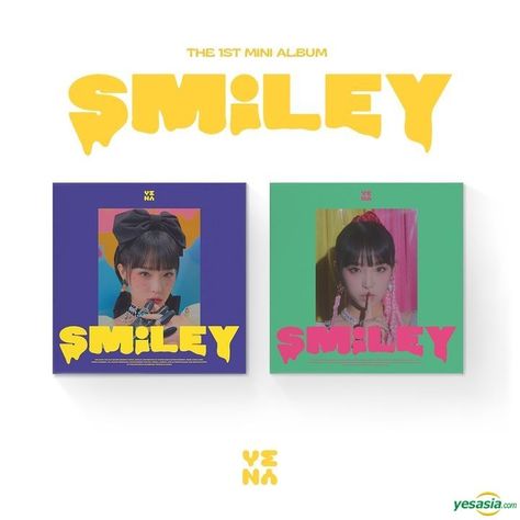 Buy "YENA Mini Album Vol. 1 - ˣ‿ˣ (SMiLEY) (Random Version)" at YesAsia.com with Free International Shipping! Here you can find products of Choi Ye Na,, Yue Hua Entertainment / Yena Smiley, Smiley Smile, Japanese Calendar, Folded Poster, Choi Yena, Ship Poster, Deco Sticker, Frame Card, Yuehua Entertainment