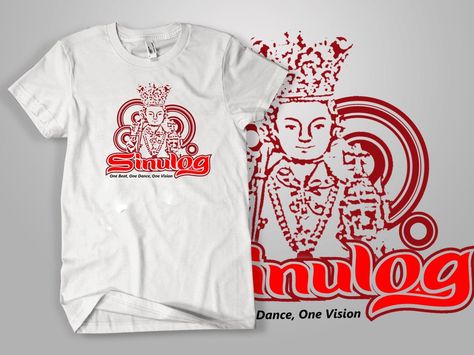 Sinulog Design by heavenknws Sinulog Tshirt Design, Sinulog Design, Philippines Culture, Tshirt Design, First Dance, Social Community, The Creation, Philippines, Baby Onesies