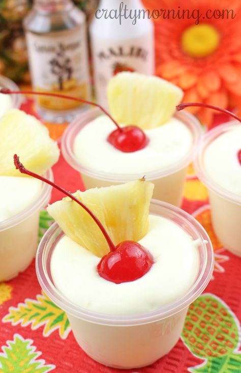 Jello/Pudding Shots Archives - Crafty Morning Pina Colada Pudding Shots, Pina Colada Pudding, Pudding Shot Recipes, Jello Pudding Shots, Pina Colada Recipe, Crafty Morning, Alcoholic Desserts, Pudding Shots, Jello Shot Recipes