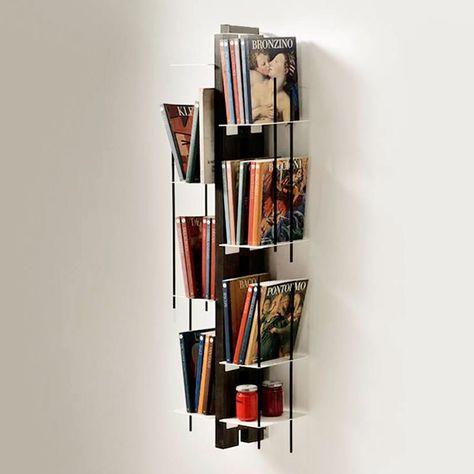 Wall Bookcase, Steel Shelves, Office Shelf, Clever Gadgets, Metal Wall Shelves, Bookcase Design, Colorful Frames, Steel Shelf, Desk Shelves