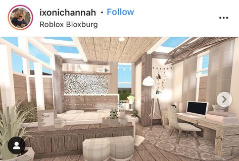 Bloxburg Tips, Roblox Builds, Bloxburg Aesthetic, Aesthetic Bloxburg, Bloxburg Interior, Bloxburg Building, Bloxburg Bedroom, Toddler Bed Frame, Modern Family House