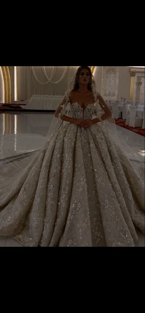 Lebanese Wedding Dress Zuhair Murad, Lebanese Wedding Dress, Wedding Dresses Zuhair Murad, Detailed Wedding Dress, Ballroom Wedding Dresses, Arabic Wedding Dresses, Extravagant Wedding Dresses, Zuhair Murad Dresses, Lebanese Wedding