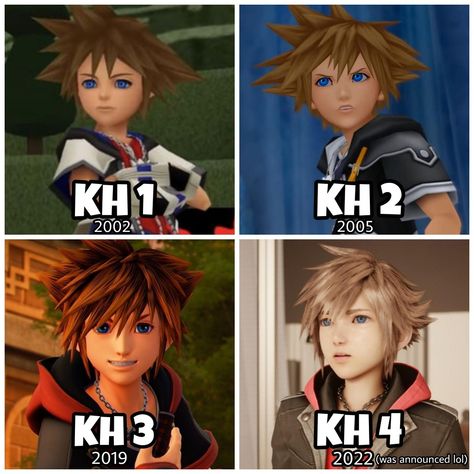 Sora Kh2, Kh Fanart, Kingdom Hearts Meme, Kh Sora, Kingdom Hearts Funny, Kingdom Hearts Wallpaper, Kingdom Hearts Games, Kh 3, Kingdom Hearts Ii