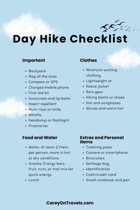 Hike Checklist, Salomon Hiking Boots, Quick Energy, Safety And First Aid, Emergency Supplies, Trekking Poles, Emergency Call, Small Notebook, Hiking Tips