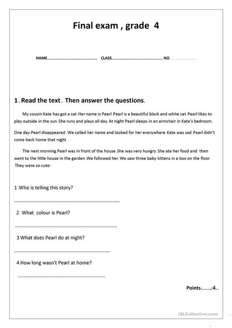 Gr 4 English Worksheets, Ukg Exam Worksheet, Gcf Worksheet For Grade 5, Grade 4 English Worksheets, Grade 4 English Worksheets Grammar, Ukg Exam Paper English, Grade 4 English Worksheets With Answers, Exam Grade A+, English Exam Papers