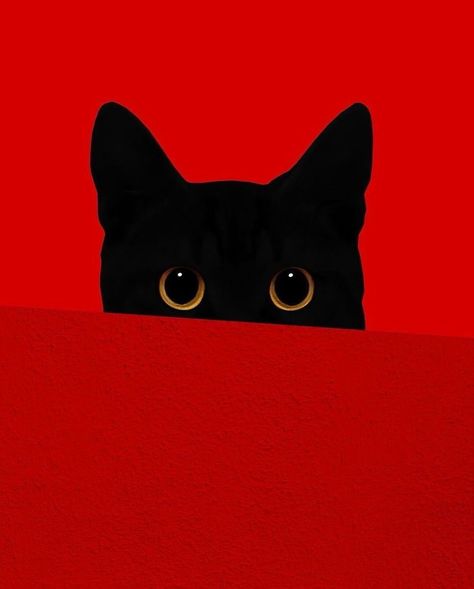 Wallpaper Layers, Cat Background, Moon Baby, Black Background Wallpaper, Black Cat Art, Red Cat, Cat Posters, Futurism, Cat Wallpaper