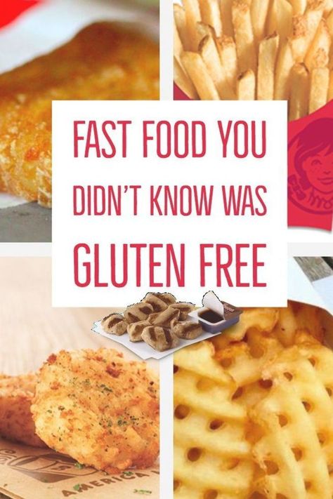 Gluten Free Fast Food Options, Gluten Free Fast Food, Gluten Free List, Gluten Free Food List, Menu Sans Gluten, Gluten Free Info, Dessert Sans Gluten, Gluten Free Kids, Vegan Fast Food