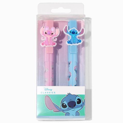 Disney School Supplies, Stitch School Supplies, Stitch Pens, Back To School Stuff, Lilo And Stitch Toys, Stitch School, Lilo And Stitch Merchandise, Lilo And Stitch Quotes, Stitch Stuff