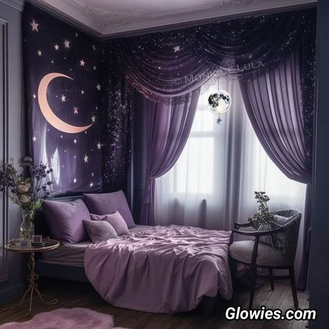 Goth Bedroom Color Schemes, Gothic Bedroom Ideas, Monique Lula, Dream Bedroom Inspiration, Decor Ideas For Living Room, Fantasy Bedroom, Home Decor Cozy, Pretty Home, Casa Loft