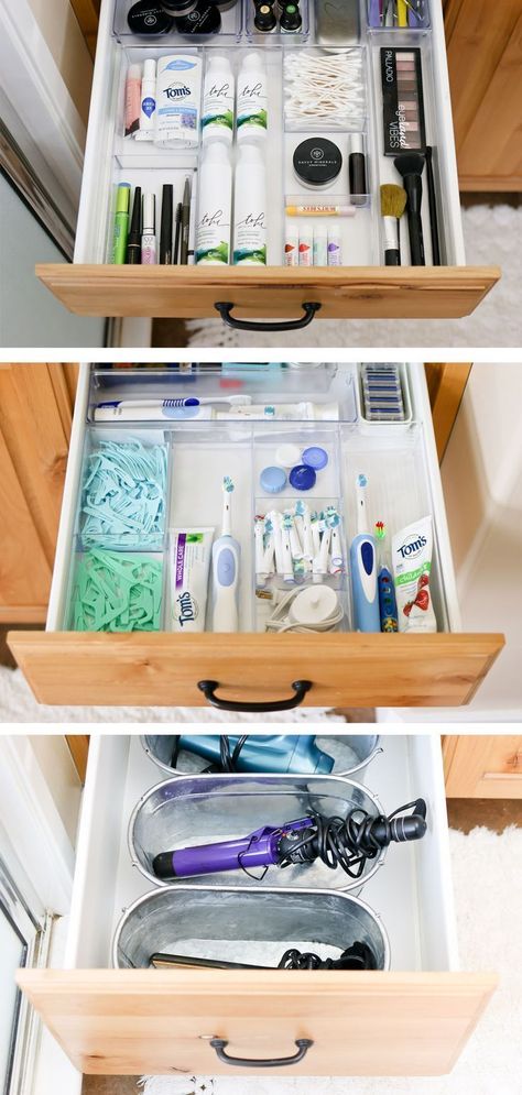 Practical ideas for organizing your bathroom drawers and cupboards and some of my favorite supplies for a beautifully functional bathroom! Video included. Organizing Bathroom Drawers, Diy Bathroom Storage Ideas, Organizing Bathroom, Bathroom Drawer Organization, Bathroom Organizing, Bathroom Organization Ideas, Bathroom Storage Ideas, Small Bathroom Organization, Bathroom Cabinet Organization