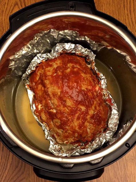 Instant Pot Meatloaf – How To Cook Meatloaf In A Pressure Cooker – Melanie Cooks Easy Instant Pot Meatloaf, Instapot Meatloaf Recipes Best, Instant Pot Meatloaf Recipes, Meatloaf In Instant Pot, Meatloaf Instant Pot, Pressure Cooker Meatloaf, Frozen Meatloaf, Stove Top Stuffing Meatloaf, Instant Pot Meatloaf