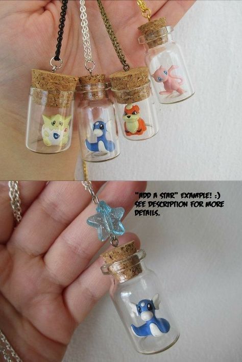 Jul 28, 2017 - This Pin was discovered by Shayne Peredo. Discover (and save!) your own Pins on Pinterest Pokemon Necklace, Diy Pokemon, Pokemon Terrarium, Kartu Pokemon, Pokemon Jewelry, Pokemon Diy, Pokemon Craft, Pokemon Gifts, Pokemon Party