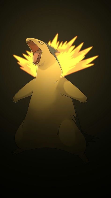 Typhlosion Wallpaper, Pokémon Wallpaper, Paper Lamp, Novelty Lamp, Pokemon, Table Lamp, Deviantart, Wallpapers, Quick Saves