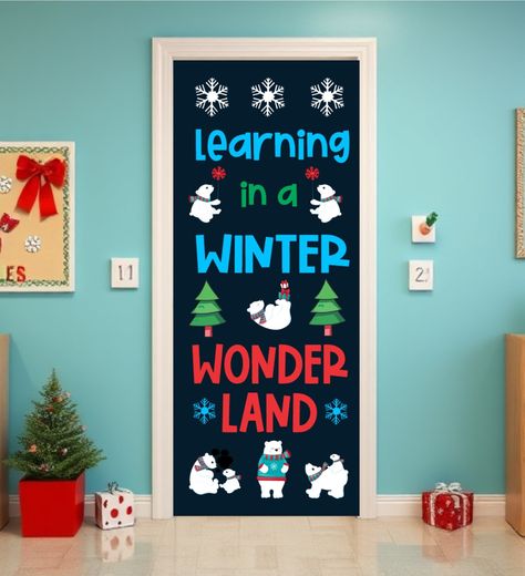 🎄 Exciting news! Our new #ChristmasDoorDecor design is ready to be shipped and make your classroom sparkle this holiday season! No need to worry about #ClassroomDecorating or #TeacherLife; every letter and #HolidayDecor piece comes already cut and ready to be glued directly onto your door, saving you time and effort. 🎅 Whether you’re a #FestiveClassroom, a #TeacherDecoratingIdeas enthusiast, or just looking for a #WinterWonderland display, this set will make your space merry and bright in min... School Door Decorations, Christmas Door Decoration, School Doors, Teacher Discounts, Busy Teacher, Inspiring Spaces, Christmas Door Decorations, Winter Wonder, Christmas Door