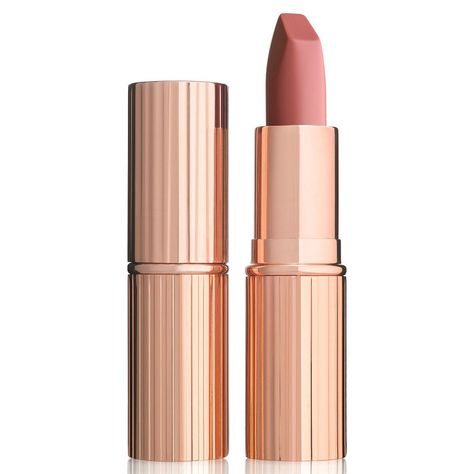 Everyone in Hollywood Is Wearing Charlotte Tilbury's Pillow Talk Lipstick | InStyle.com Спонж Beauty Blender, Charlotte Tilbury Hot Lips, Nude Pink Lipstick, Pillow Talk Lipstick, Charlotte Tilbury Lipstick, Charlotte Tilbury Matte Revolution, Amal Alamuddin, Lipstick Collection, Nude Lipstick