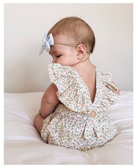 Birthday Romper, 1st Birthday Outfit Girl, Baby Mode, Foto Baby, Baby Girl Shower Gifts, Toddler Romper, Baby Tips