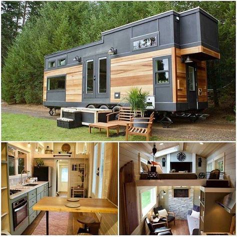 Inside Tiny Houses, Container Interior, Cheap Tiny House, Tiny House Living Room, Tiny House Exterior, Tiny House Interior Design, Tiny House Loft, Best Modern House Design, Compact House