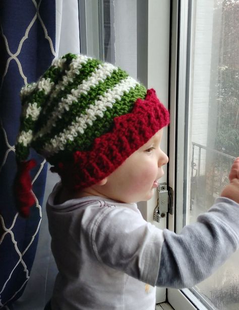 Ravelry: Holiday Elf Stocking Cap! by Emmy Faranda