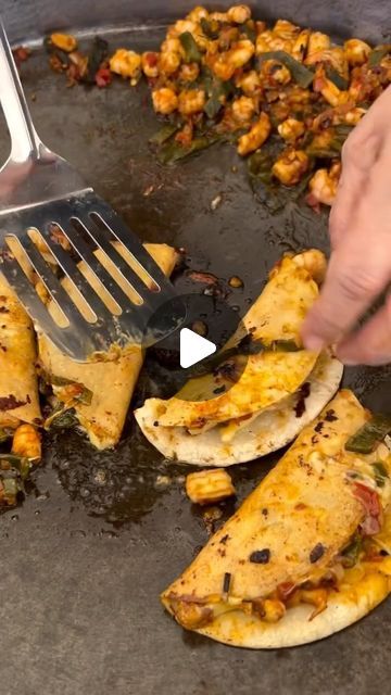 Tacos Gobernador, Yummy Seafood, Mexican Tacos, Fav Food, 1k Views, Shrimp Recipes, May 27, Seafood, Tacos