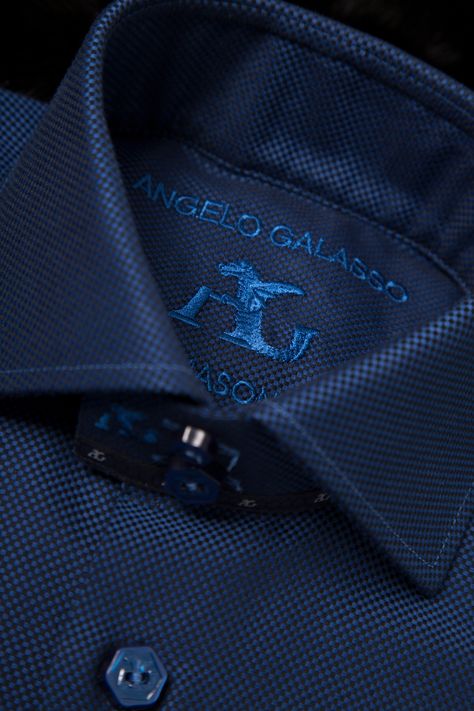 Angelo Galasso, Elegant Men Style, Mens Scarf Fashion, Gents Shirts, Styling Services, Formal Dresses For Men, Bespoke Shirts, Stylish Shirts Men, Blue Suit Men