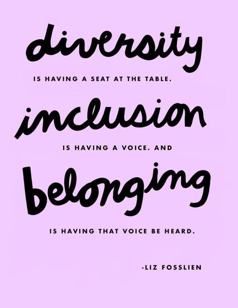 Inclusion Quotes, Special Education Quotes, Equality Diversity And Inclusion, Diversity Quotes, Belonging Quotes, Diversity Activities, Seat At The Table, Diversity Inclusion, Equality And Diversity