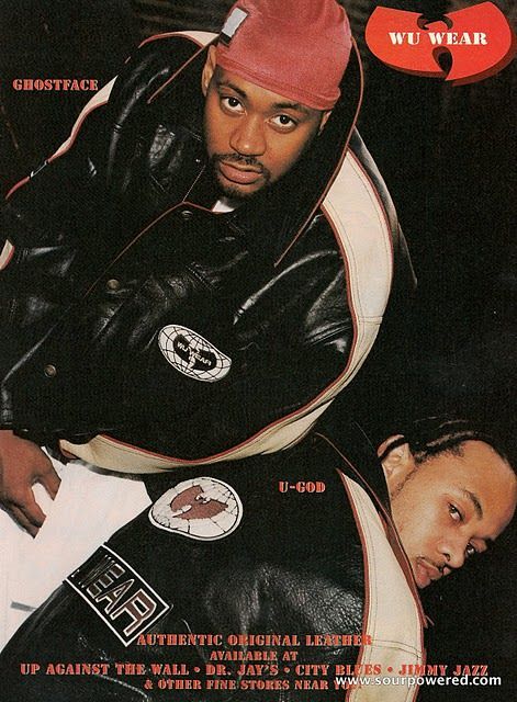 A walk down hip-hop and fashion memory lane. U God, Ghostface Killah, Hip Hop Classics, Wu Wear, Best Hip Hop, Fashion Ads, 90s Hiphop, 90s Hip Hop Fashion, Real Hip Hop