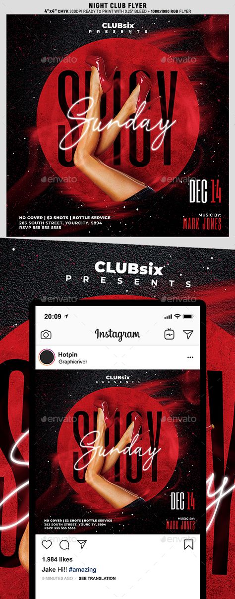 Night Club Party Flyer #girlsnightout #girlsnight #clubflyer #nightclub #nightclubflyer #event #partyflyer #flyertemplate #club #flyerdesign #poster #instagram #promotion #eventflyer #vip #birthday #ladiesnight #print #printing #clubpromoter #promoter #sexy #graphicriver #instagram #invitation