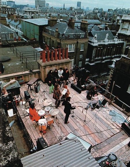 The Beatles' rooftop concert, Apple building, 30 January 1969 Stuart Sutcliffe, Apple Records, A Well Traveled Woman, Buku Harry Potter, We Will Rock You, Musica Rock, Rock N’roll, Across The Universe, The Fab Four