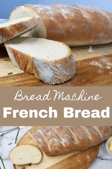 Artisan Bread In Bread Machine, French Bread In Bread Machine Recipe, Oster Bread Machine Recipes Easy, French Bread In Bread Machine, Hamilton Beach Bread Machine Recipes, Brioche Bread Machine Recipe, French Bread Bread Machine, Bread Machine French Bread, Breadmaker Bread Recipes