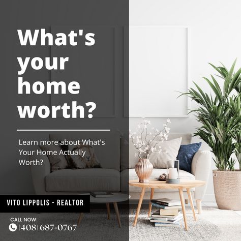 Do you know how much your home is worth in today's market? Contact me today for a free, no-obligation home evaluation to find out! Click here 👉🏽 https://bit.ly/3qdjSWF Contact me today for any real estate questions Vito Lippolis DRE# 01351146 vito@vitohomes.com P: (408) 687-0767 #homeworth #homeevaluation #realestatemarket #bayareahomes #bayarea #home #homes #findhome #HomesForSale #realtor #kellerwilliams #vitohomes #VitoLippolis Real Estate Outfits, Real Estate Questions, Real Estate Slogans, Home Equity, Asset Management, Real Estate Professionals, Real Estate Marketing, Home Values, How To Find Out