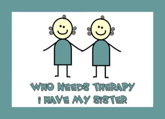 Who Needs Therapy? I Have My Sister (124904) I Love You Sister, Thursday Humor, Love Your Sister, Sister Quotes Funny, Sisters Quotes, Love My Sister, Sisters Forever, Golf Quotes, Sisters Funny