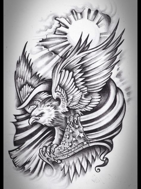 Eagle-Flag Sketch Eagle And Flag Drawing, Eagle Drawing Sketches, Eagle Drawings, Flag Sketch, American Flag Drawing, Eagle Tattoo Design, Eagle Sketch, Traditional Eagle Tattoo, Flag Drawing