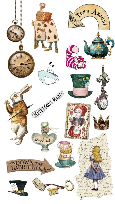 Alice in Wonderland #alice #madhatter #teaparty #wereallmadhere #lost #aliceinwonderland #mad #disney Disney Stickers Printables, Alice In Wonderland Printables, Alice In Wonderland Clipart, Alice In Wonderland Alice, Alice In Wonderland Illustrations, Alice In Wonderland Disney, Wonderland Alice, Wonder Art, Art Apps