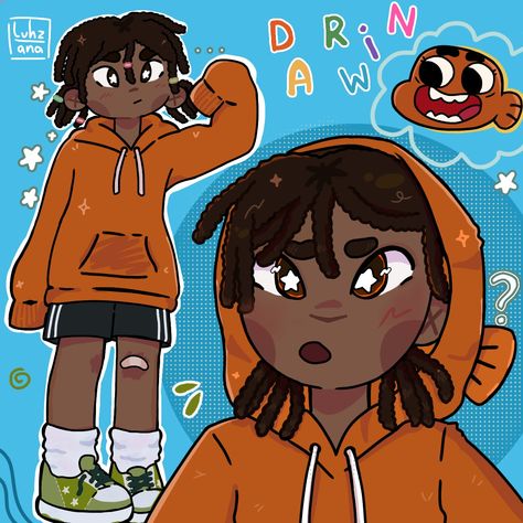 Darwin Watterson Cosplay, Darwin Fanart Human, Carrie X Darwin, Darwin Cosplay, Darwin Fanart, Darwin Human, Gumball Cosplay, Tawog Art, Darwin Watterson