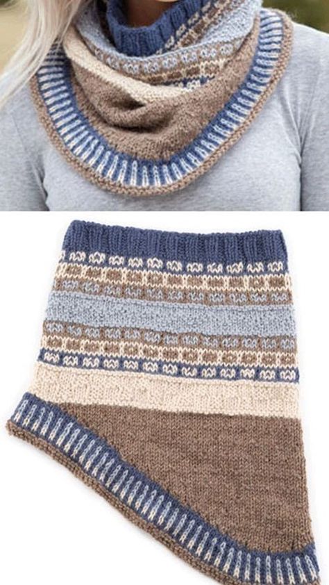 Colourwork Knitting, Knitting Fair Isle, Cowl Knitting, Knitted Scarves, Icelandic Sweaters, Fair Isle Knitting Patterns, Owl Hat, Colorwork Knitting, Cowl Knitting Pattern